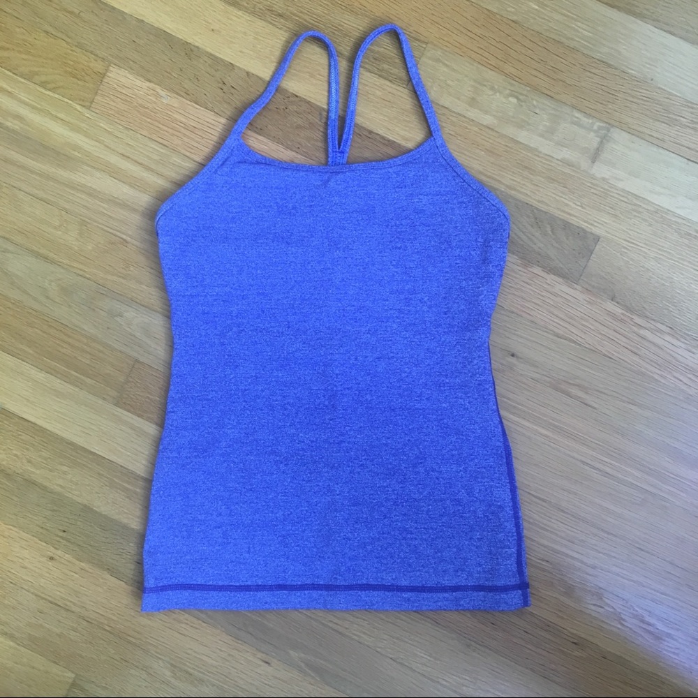 Lululemon Power Y Pigment Blue Sz 4